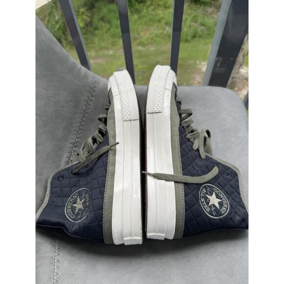 Converse Chuck Taylor Fleece Quilted‎ High Top Sneakers Sz 6.5W 8.5M - Picture 14 of 14